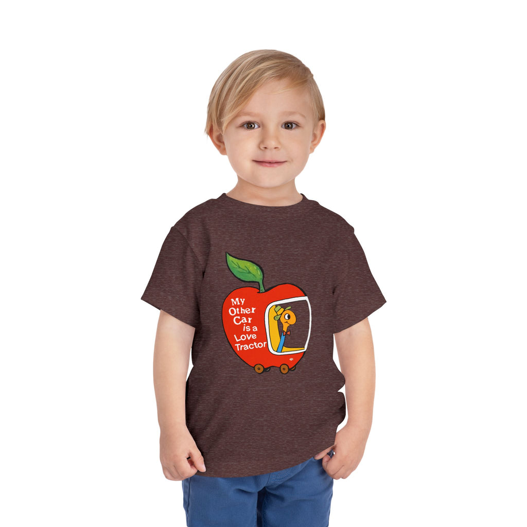 My Other Car Is a Love Tractor Toddler Short Sleeve Tee