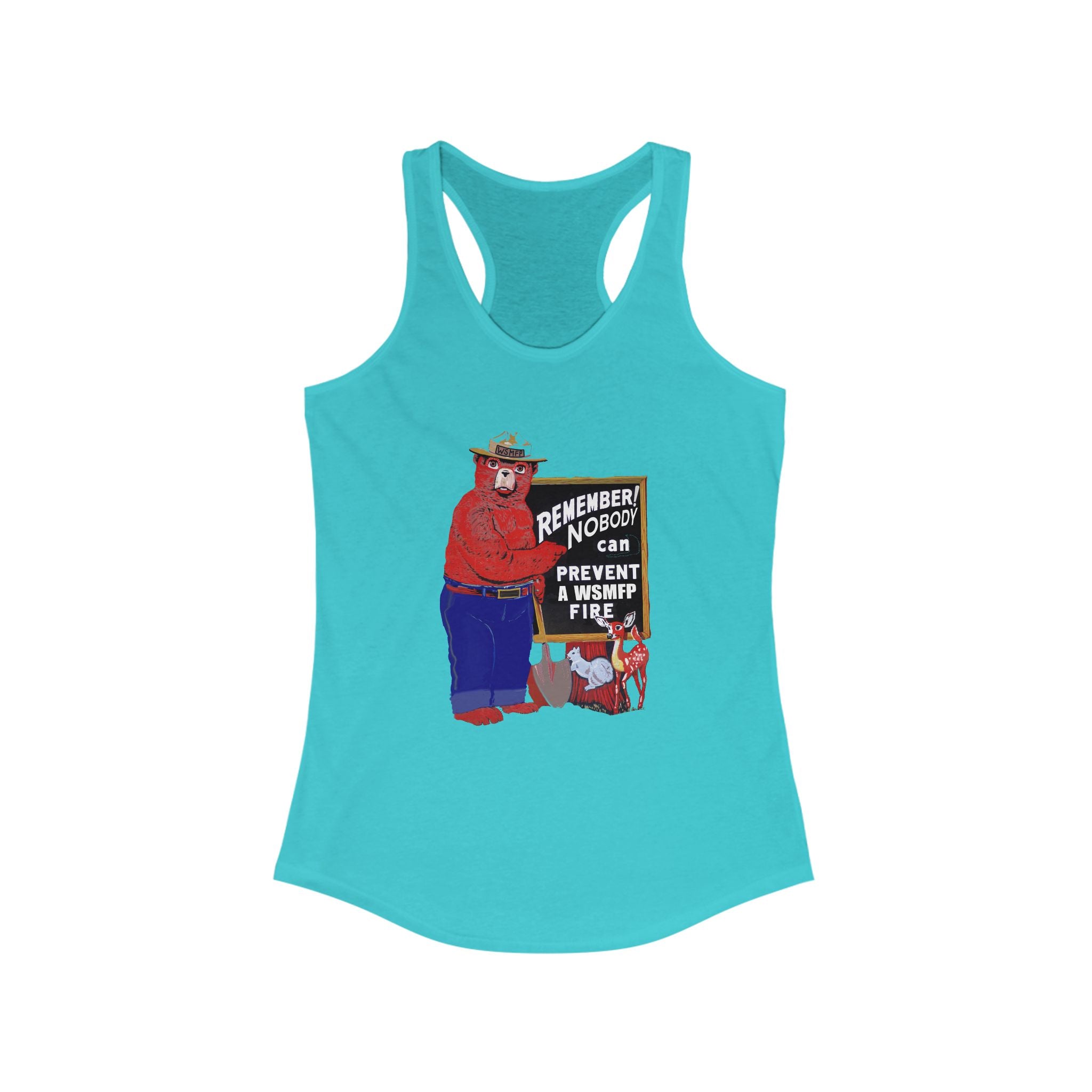 WSMFP Smoky Women's Ideal Racerback Tank