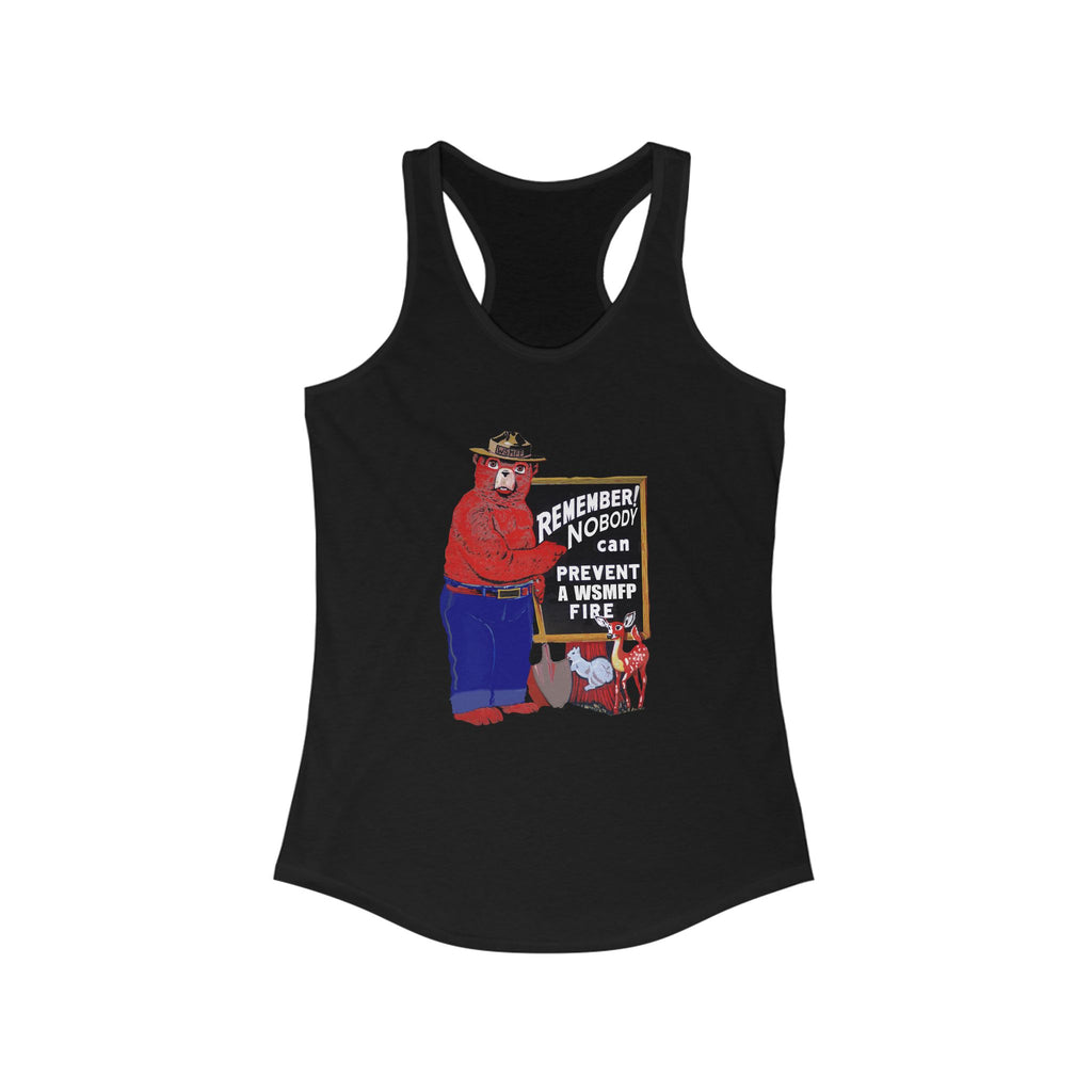 WSMFP Smoky Women's Ideal Racerback Tank