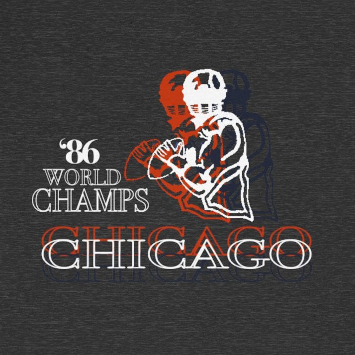 Vintage Chicago Bears Inspired 86 World Champs