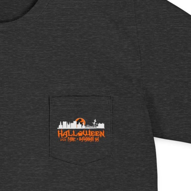Panic Halloween Mashup Comfort Colors Pocket T-shirt