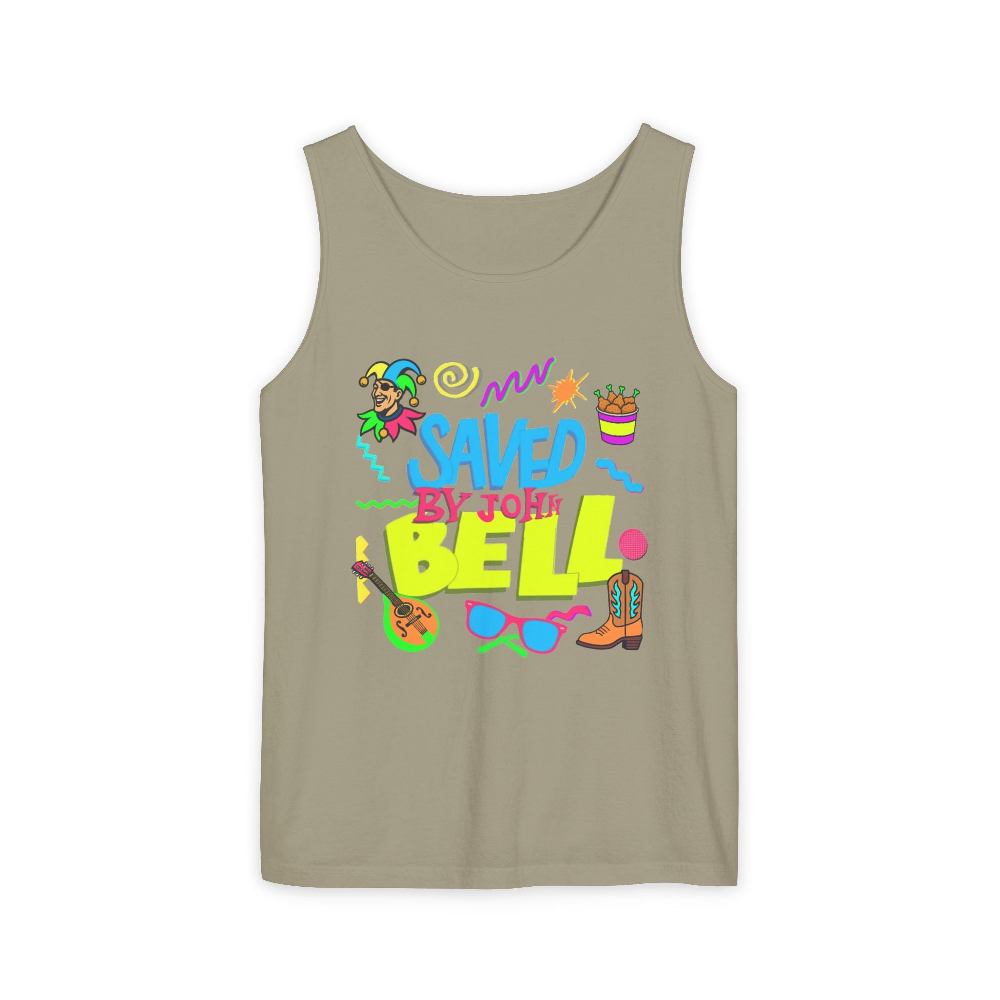 Saved By John Bell Comfort Colors Unisex Tank Top