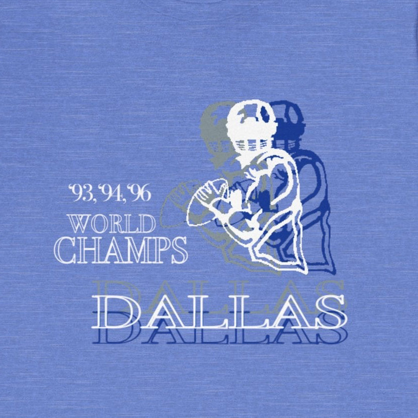 Vintage Dallas Cowboys Inspired 93 94 96 World Champs