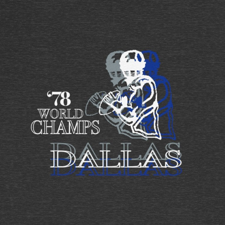 Vintage Dallas Cowboys Inspired 78 World Champs