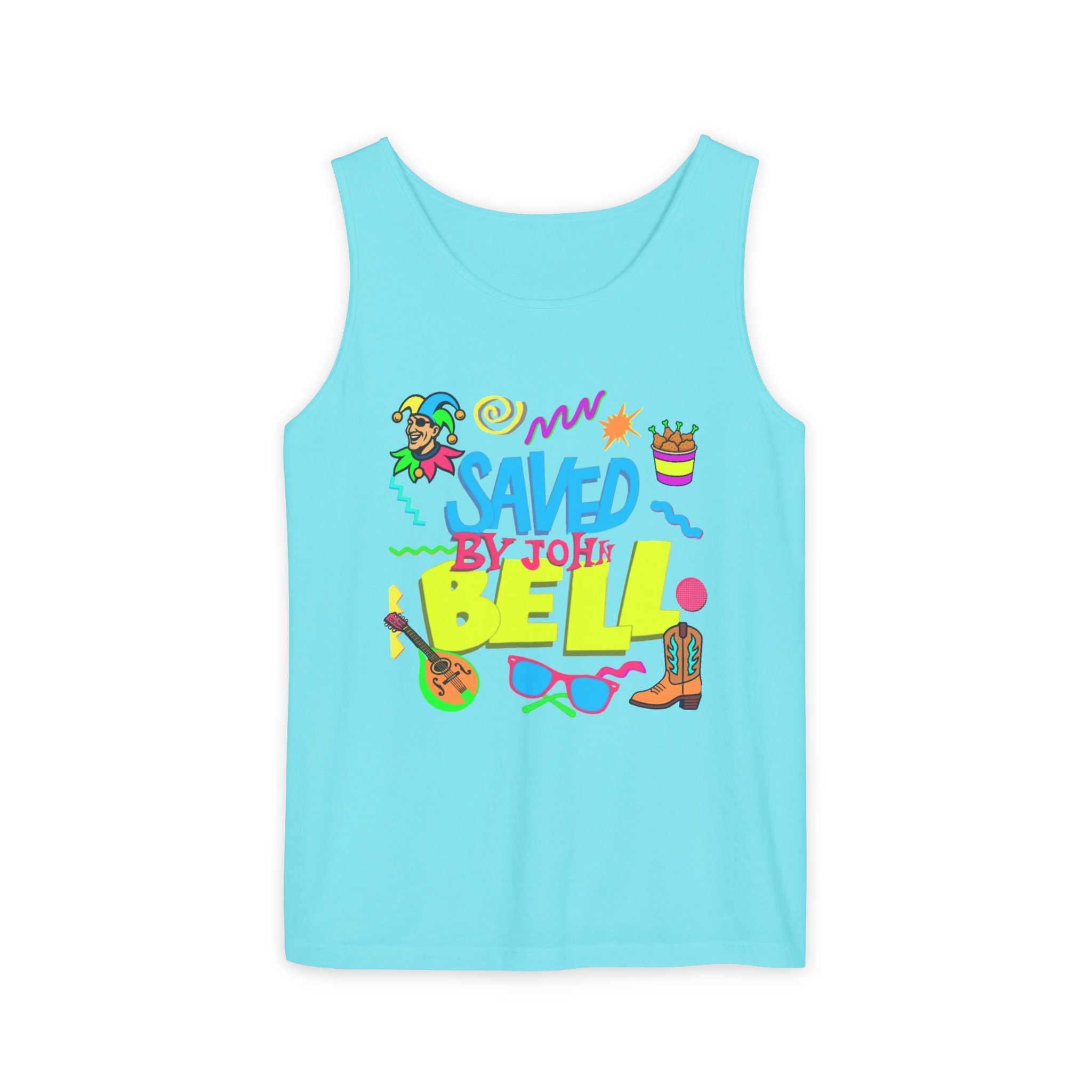 Saved By John Bell Comfort Colors Unisex Tank Top