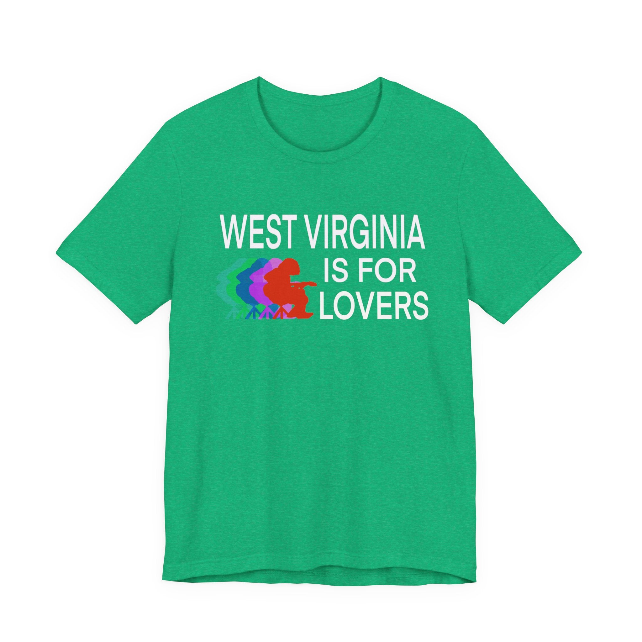 West Virginia Is for Lovers Unisex Jersey Short Sleeve Tee