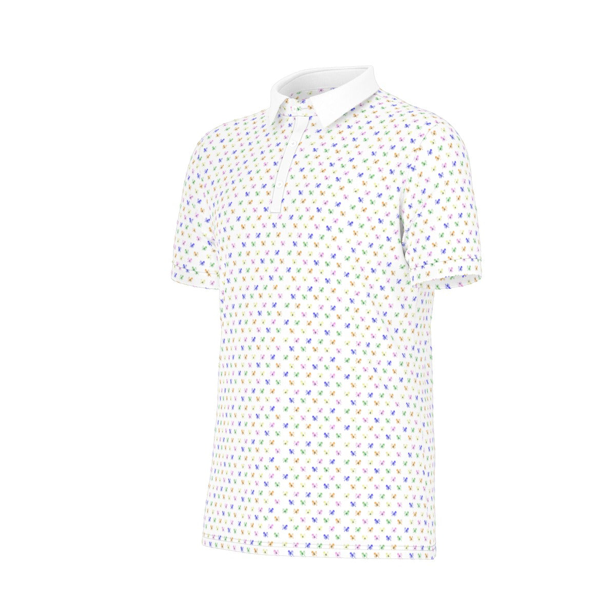 Noteeater Men's Stretch Collar Polo Shirt