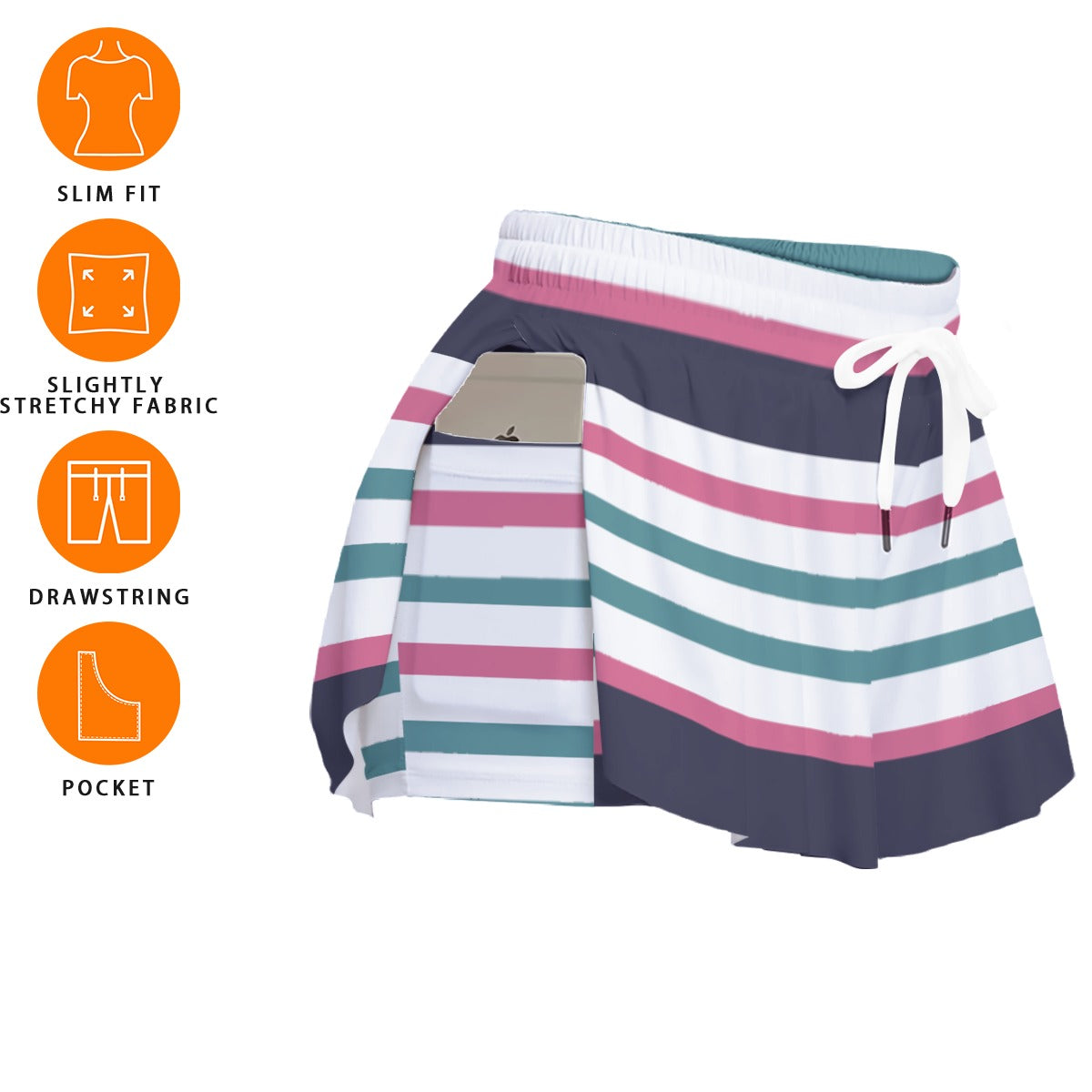 Tiger Women's Sport Skorts With Pocket