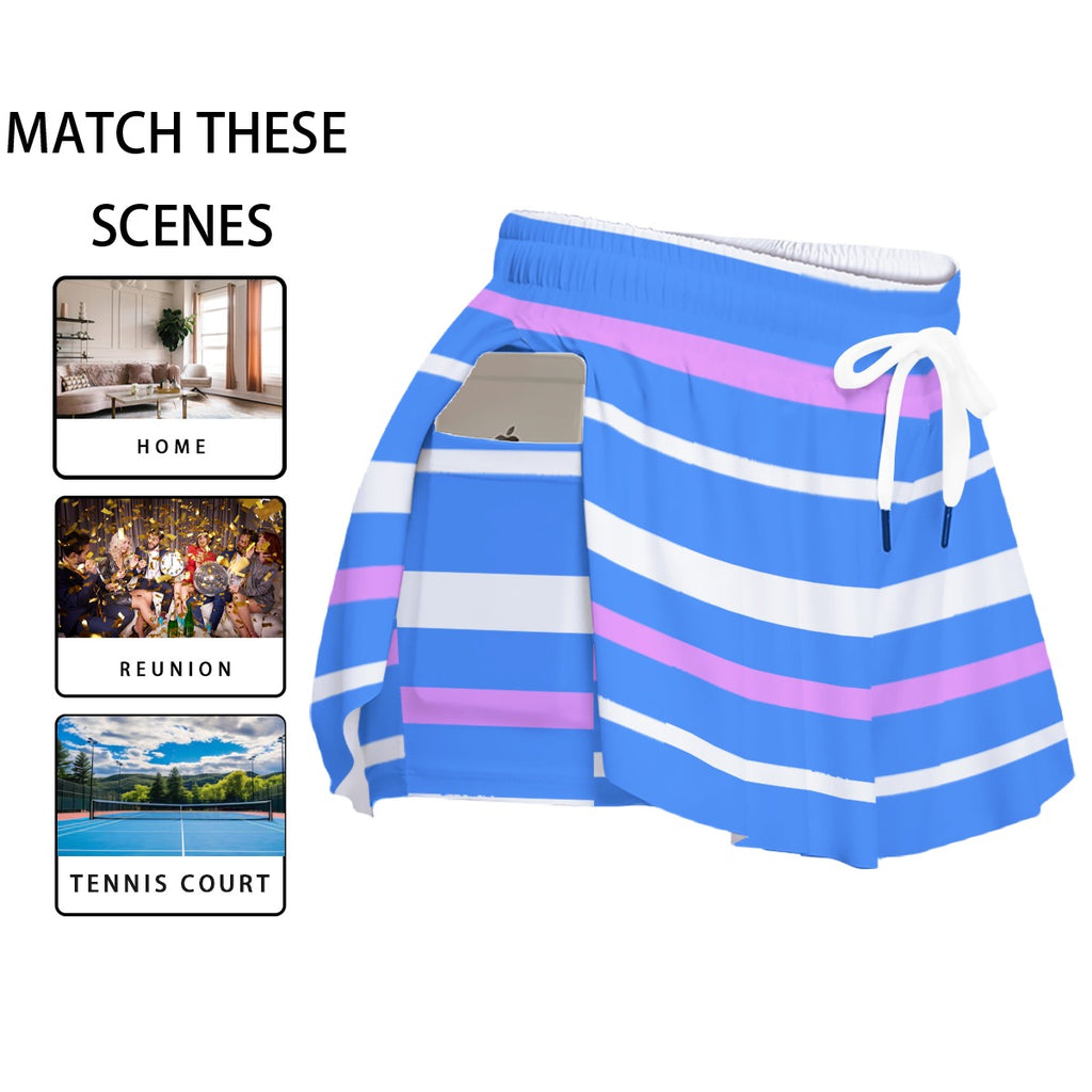 Vintage Tiger 2 Women's Sport Skorts With Pocket