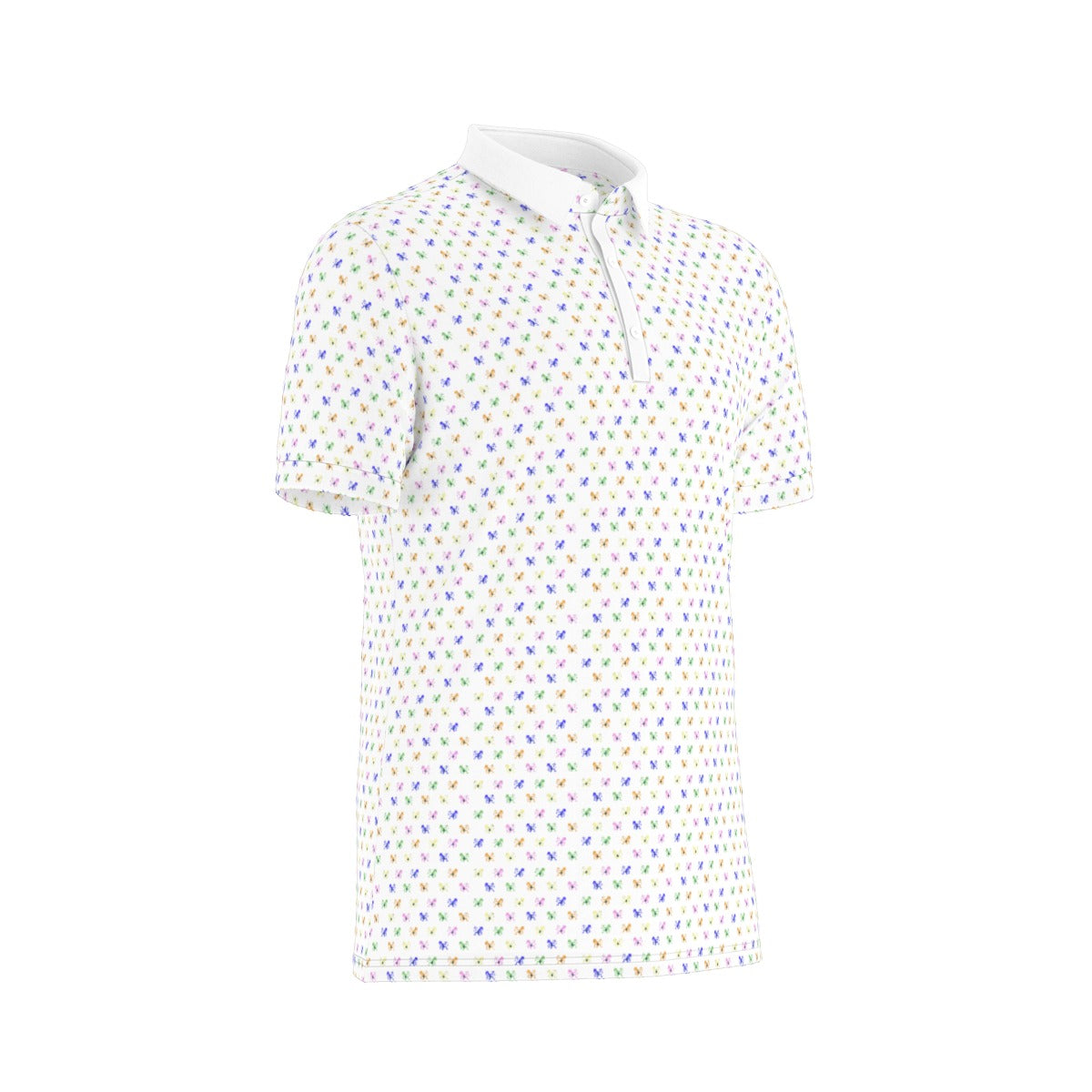 Noteeater Men's Stretch Collar Polo Shirt