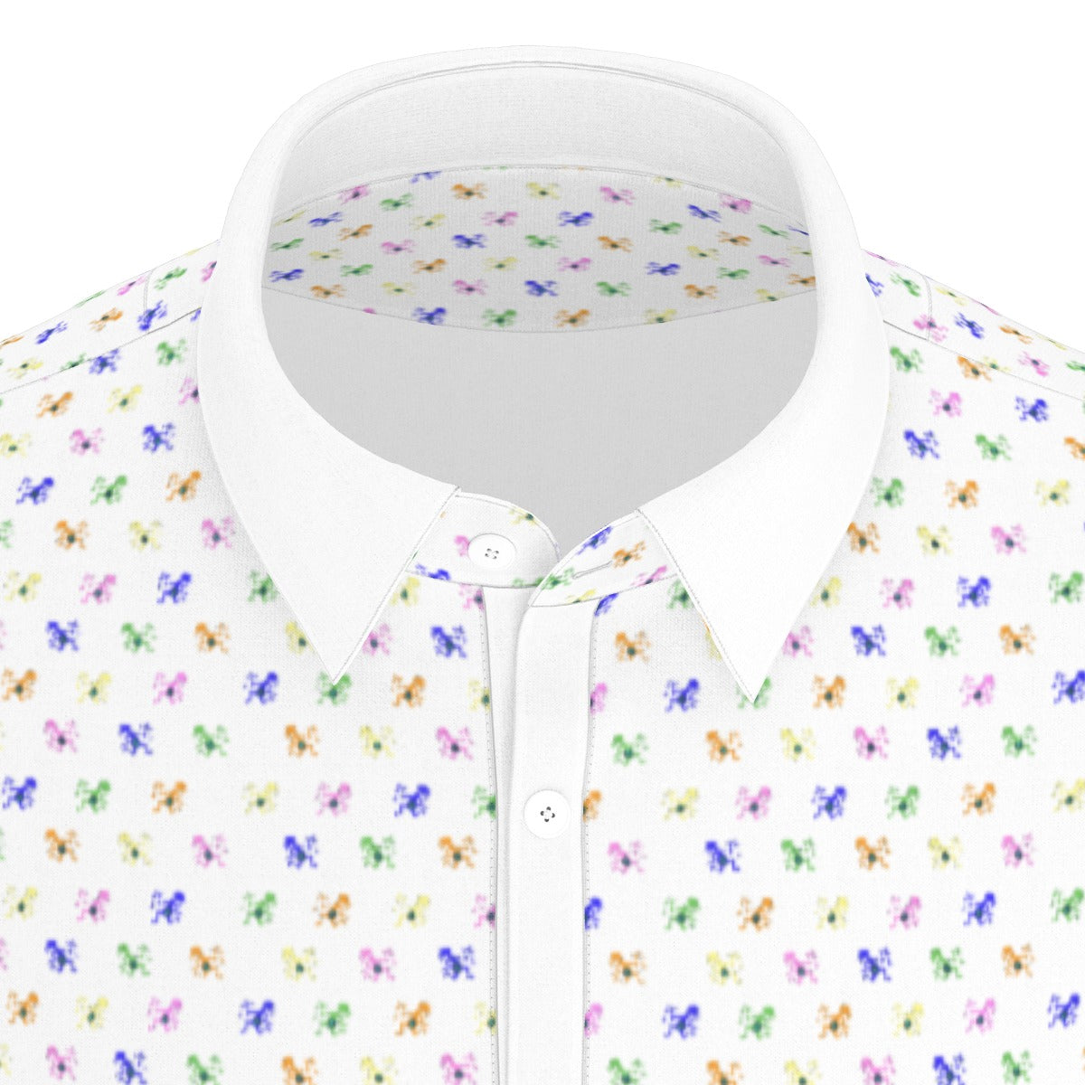 Noteeater Men's Stretch Collar Polo Shirt