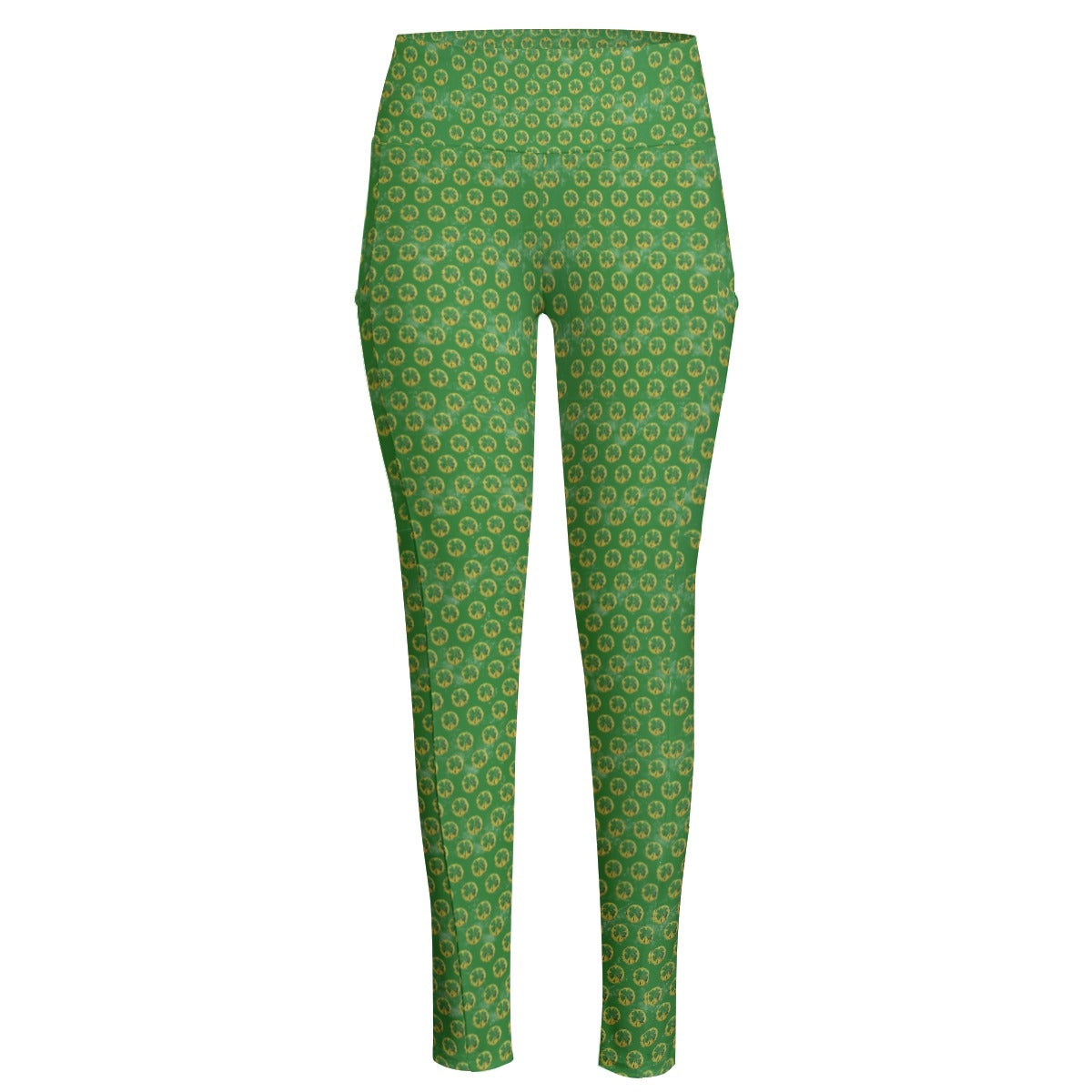 Luck of The Irish Women's High Waist Leggings With Side Pocket