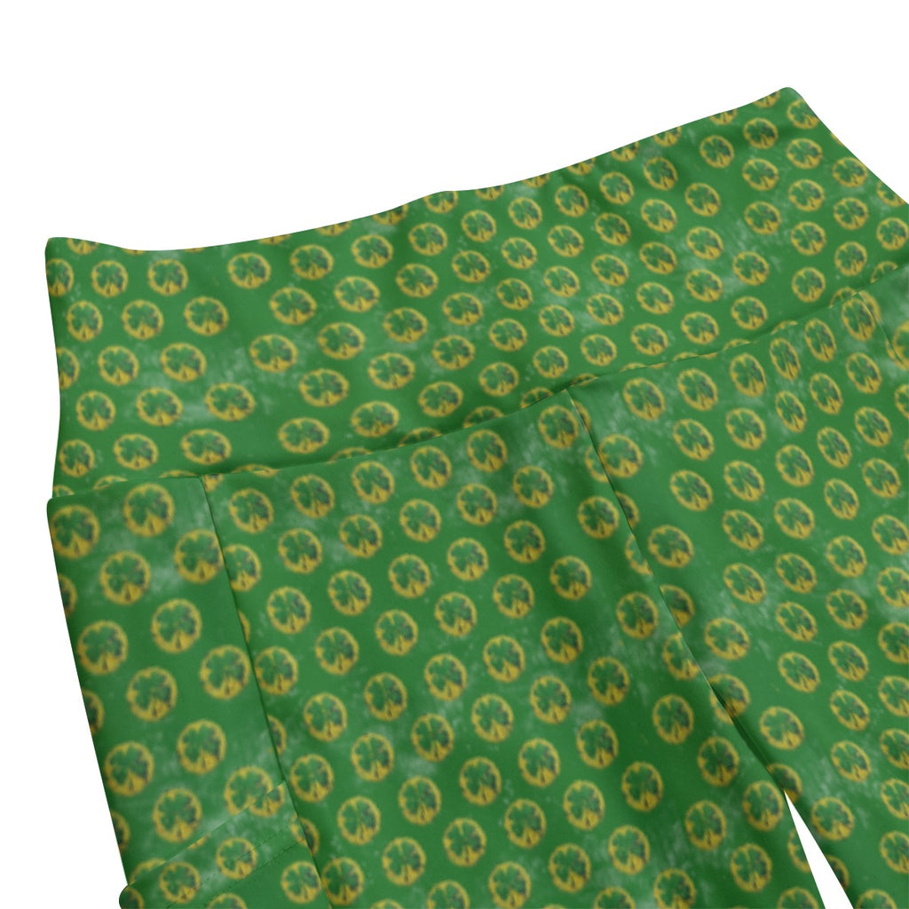 Luck of The Irish Women's High Waist Leggings With Side Pocket