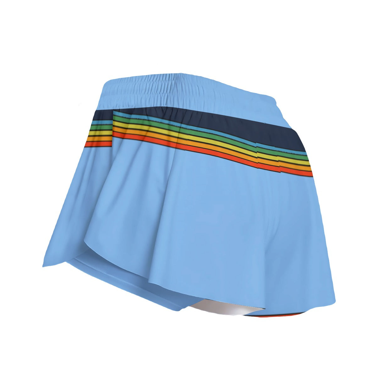 Rainbow Vintage Women's Sport Skorts With Pocket