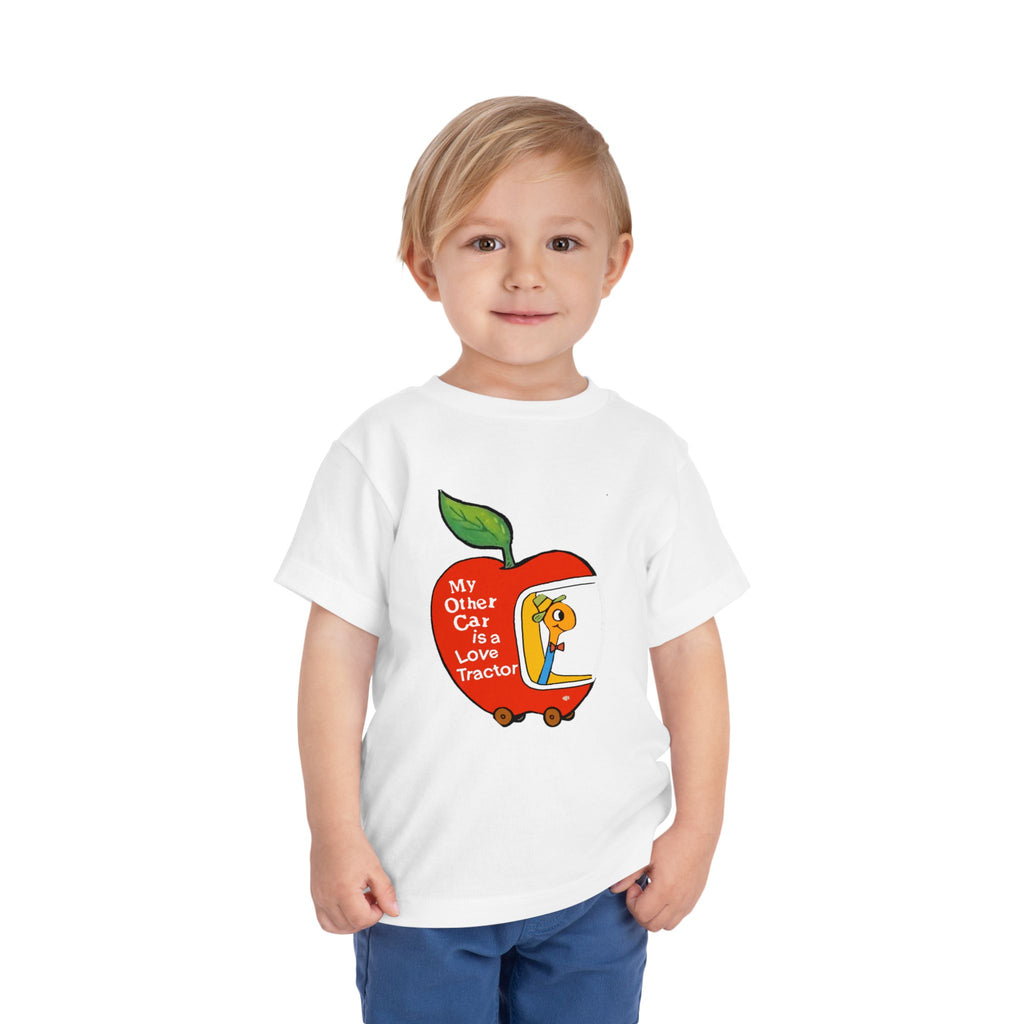 My Other Car Is a Love Tractor Toddler Short Sleeve Tee