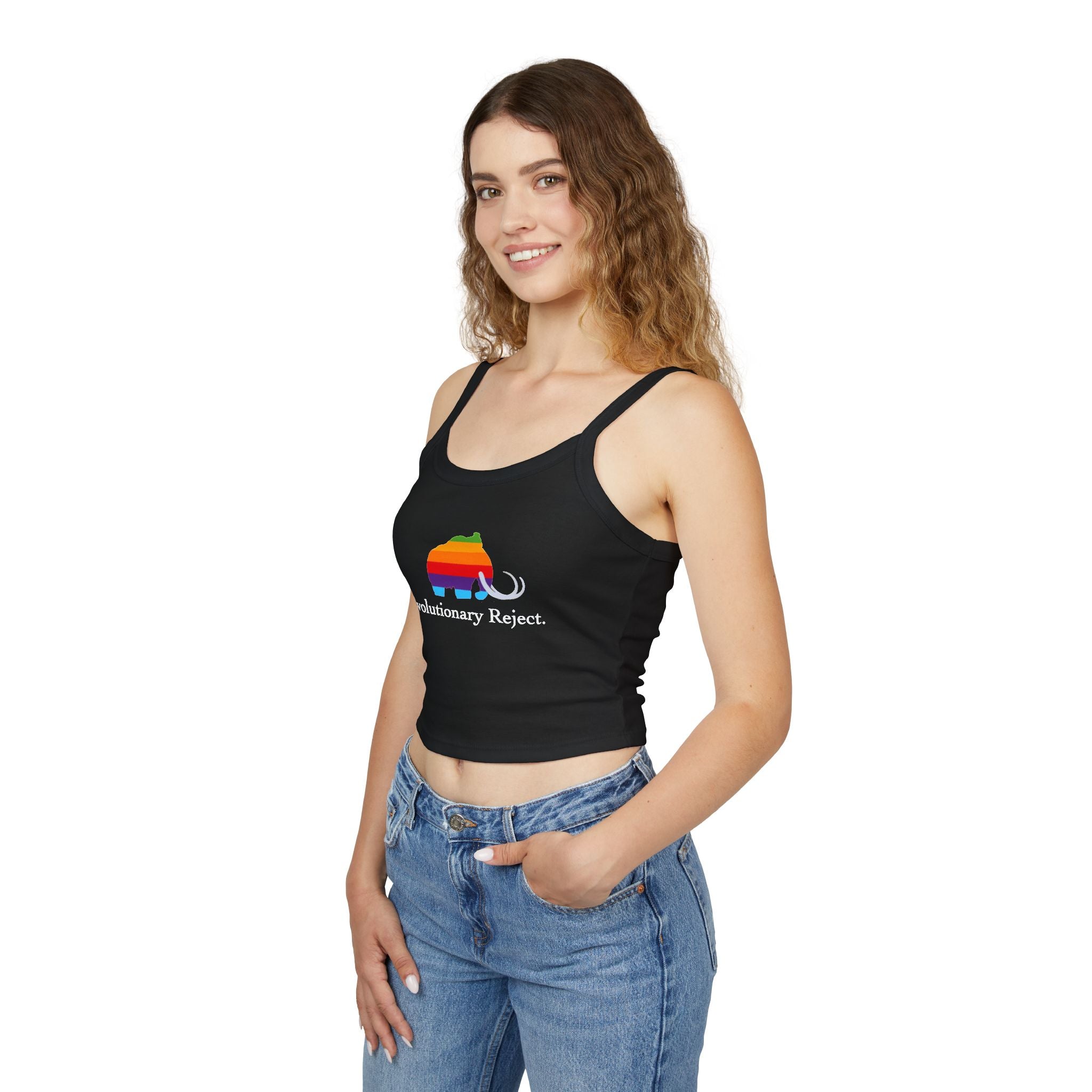 Evolutionary Reject Women's Spaghetti Strap Tank Top