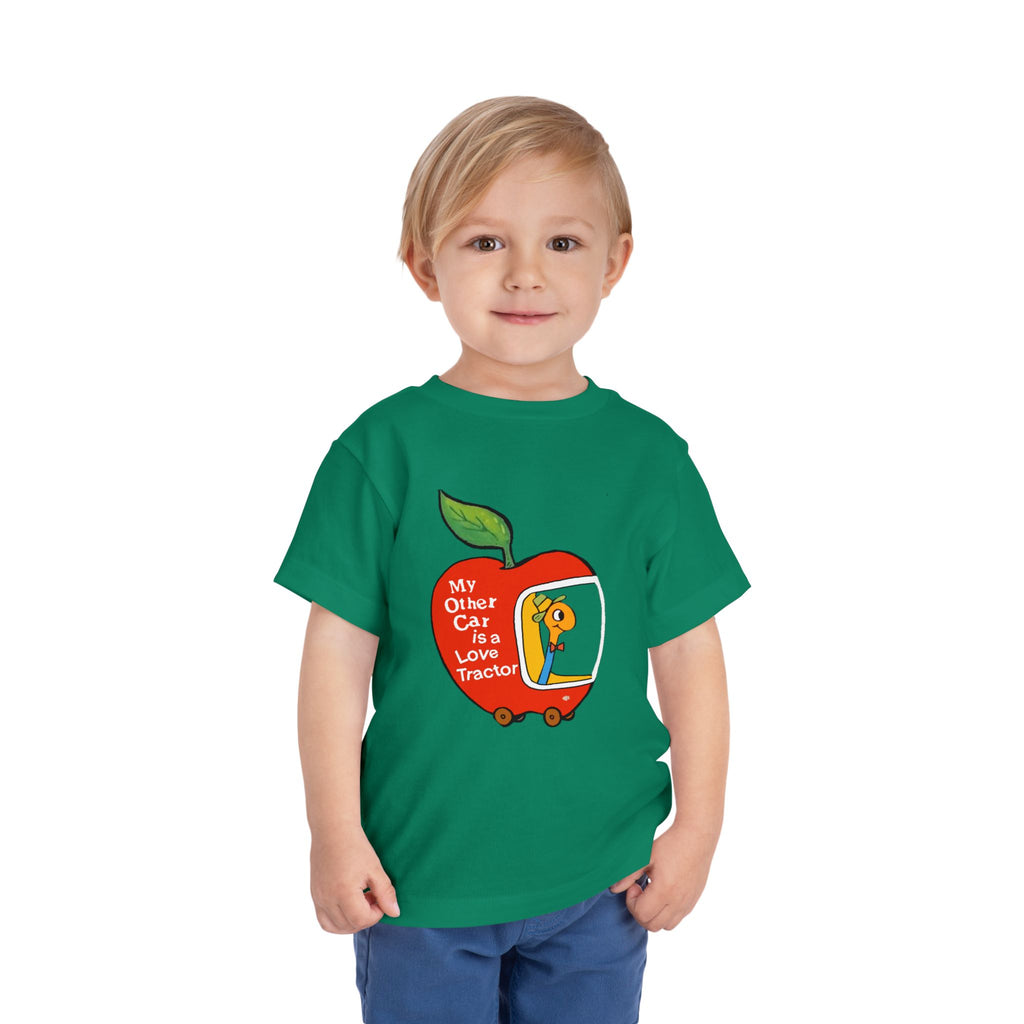 My Other Car Is a Love Tractor Toddler Short Sleeve Tee