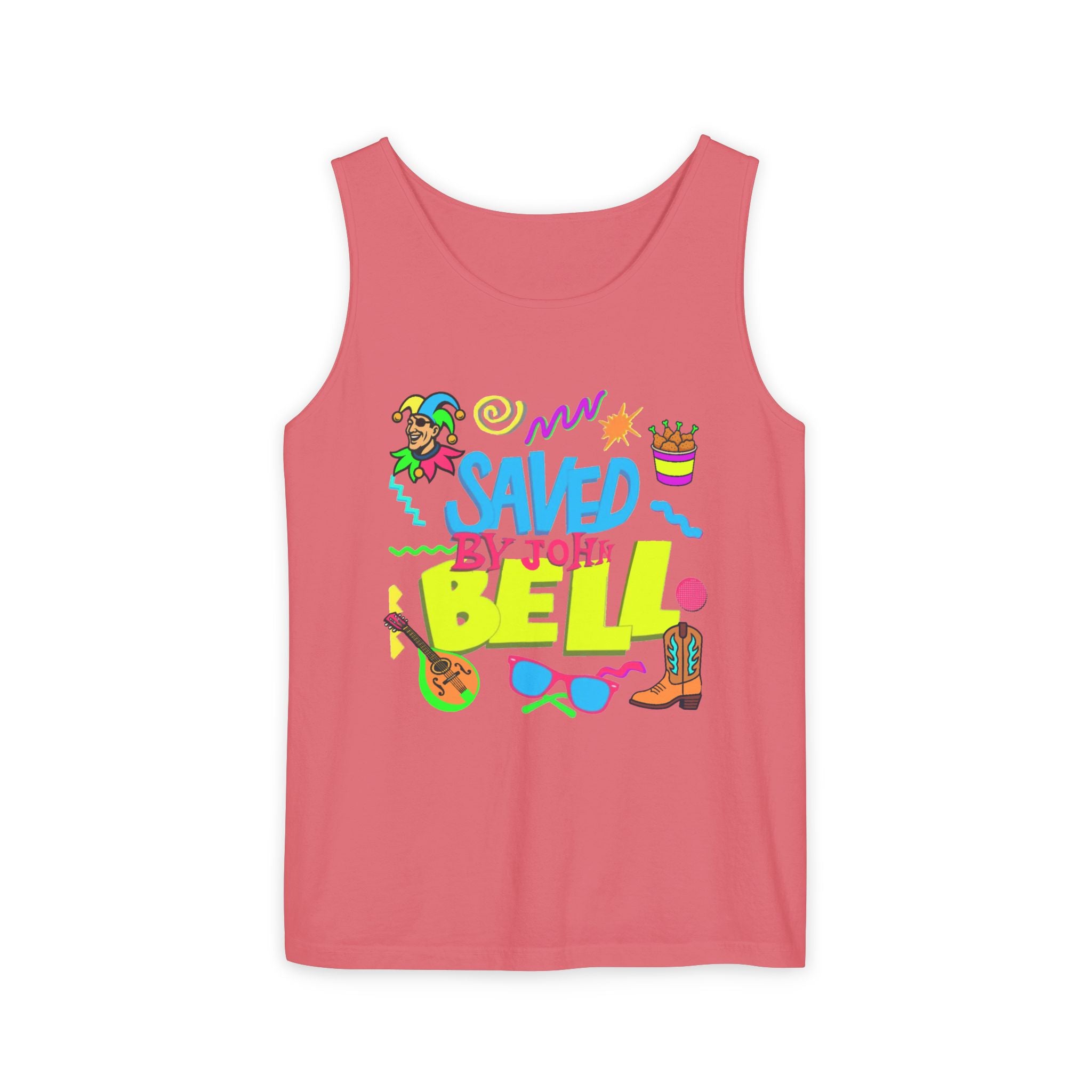 Saved By John Bell Comfort Colors Unisex Tank Top