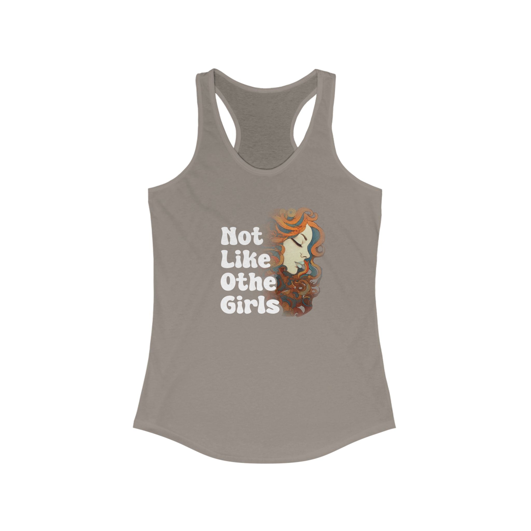 Grateful Dead Inspired Scarlet Begonias Not Like Other Girls Women's Ideal Racerback Tank