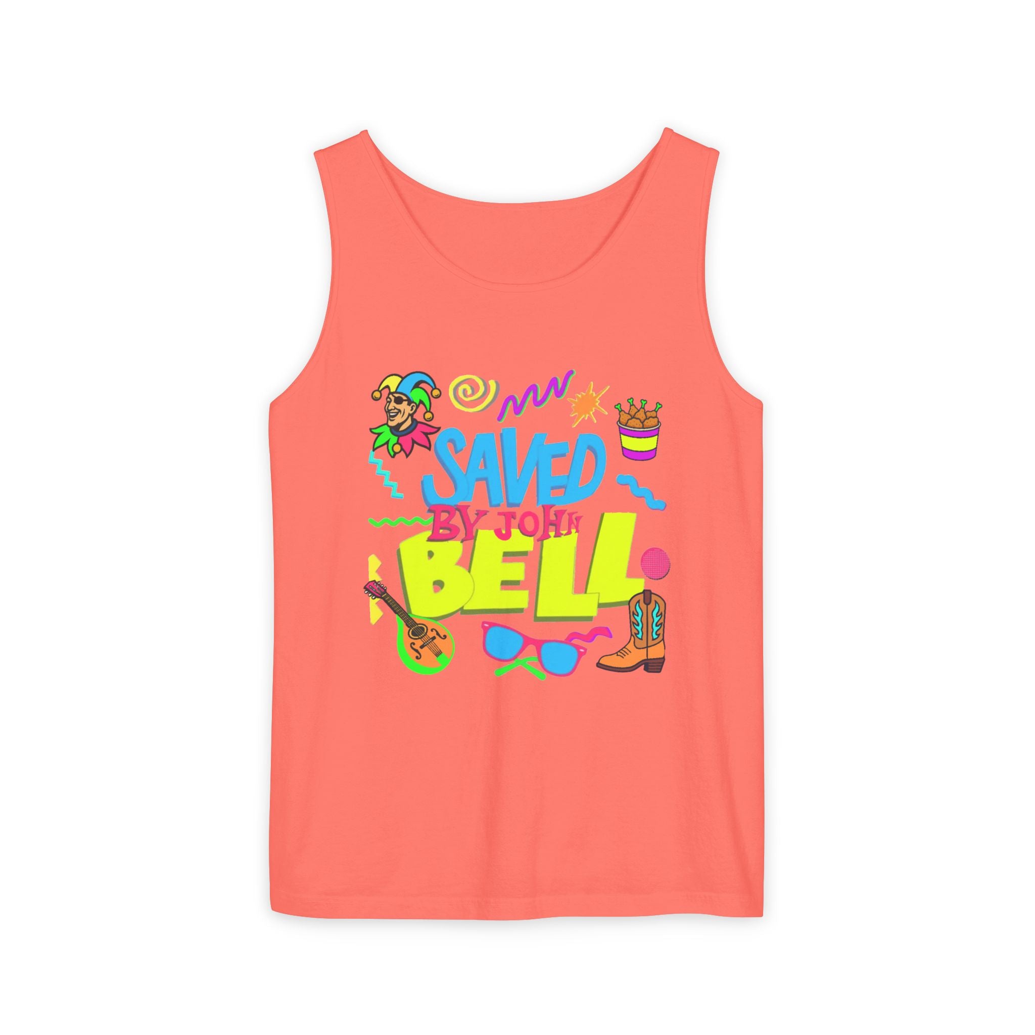 Saved By John Bell Comfort Colors Unisex Tank Top